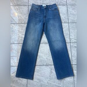 Du/er Men’s Blue Jeans Straight Leg Cotton Blend Size 29x31 Stretch Denim Casual